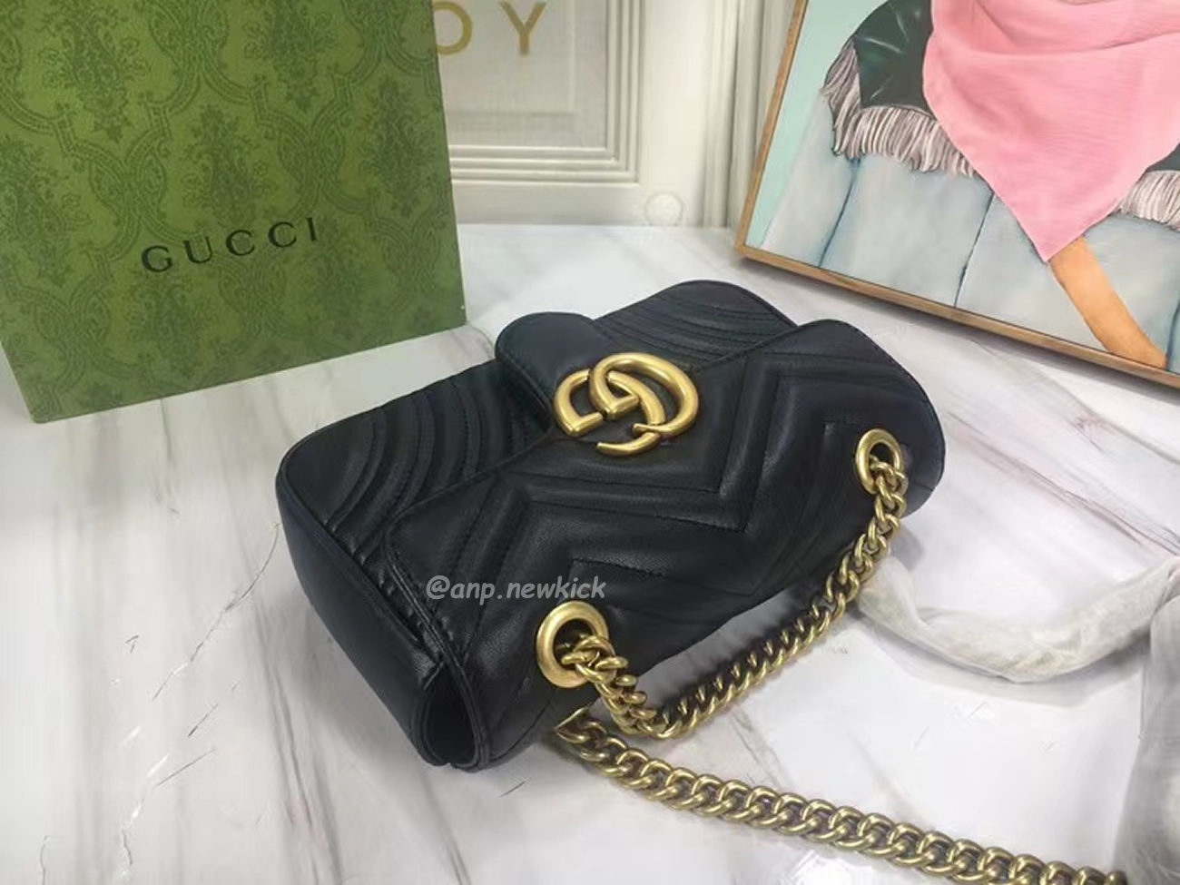 Gucci Gg Marmont Mini Shoulder Bag (7) - newkick.org